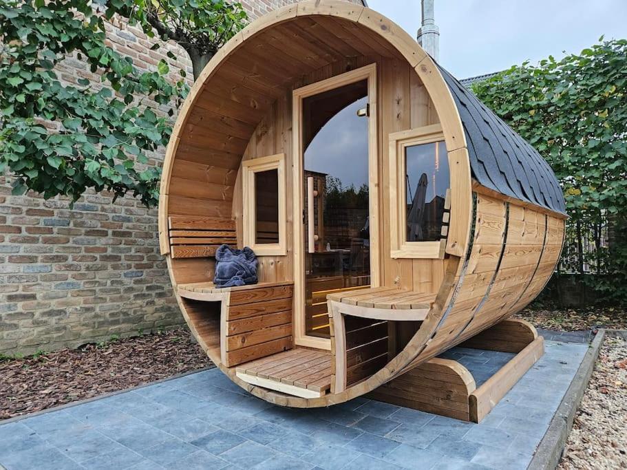 Camper Met Sauna En Zwembad In De Rand Van De Vlaamse Ardennen 호텔 Haaltert 외부 사진